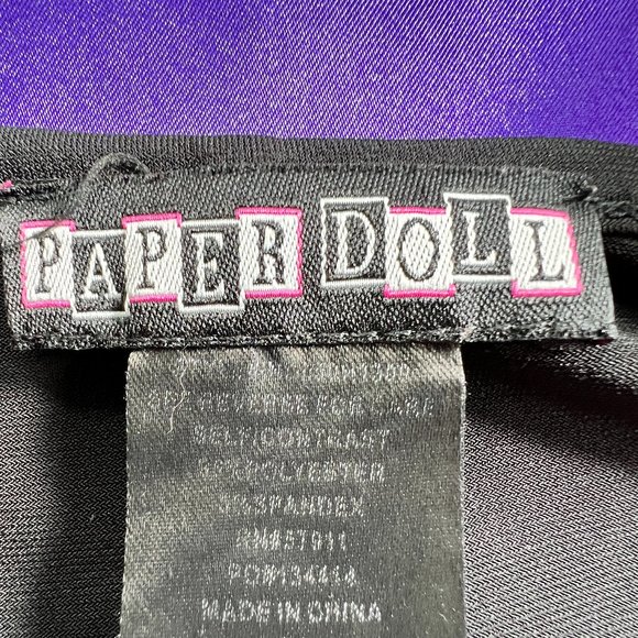 πpaper doll Striped Plus Size Maxi Dress - Design makes a Slim Optic - Picture 10 of 13